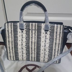 Michael Kors Snake Print Satchel
